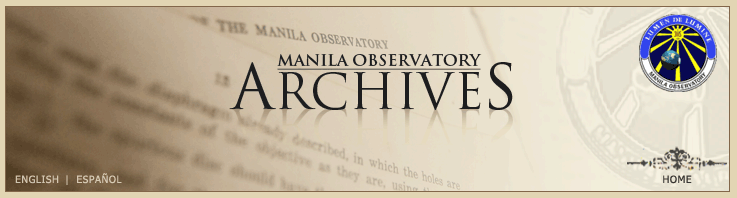 Manila Observatory Archives